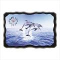 DOLPHIN DELIGHT WALL CLOCK