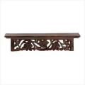 CARVED ISLAND WALL SHELF
