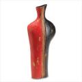 BLACK AND RED VASE