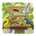 BACKYARD BIRDFEEDER PLAQUE