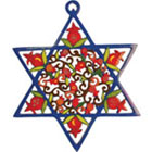 Metal Star of David � Pomegranates