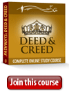 Deed and Creed