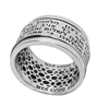 Sterling Silver Spinning Ring - Traveler's Prayer (Complete)